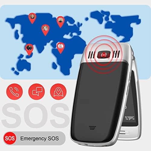 EasyFone T300 4G כפתור קלאסי כפתור גדול טלפון סלולרי של קשישים | קל לשימוש | צליל ברור | הסוללה של 1500mAh